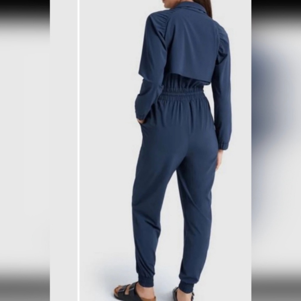 Goop x Puma Women's Windbreaker Jumpsuit in Dark Sapphire - Picture 3 of 12